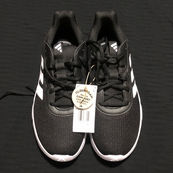 adidas Shoes - Adidas Women's Cloudfoam Flex - Laces Black/White Shoe Sneaker, Size 8.5